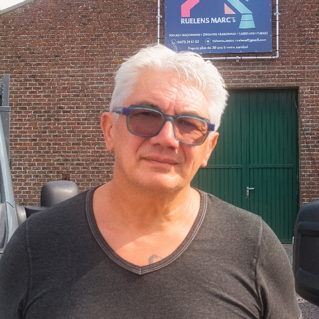 Marc Ruelens, couvreur